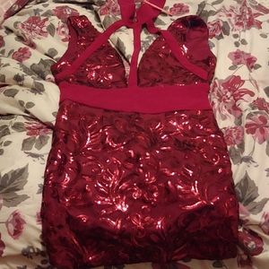 Sequence short dress